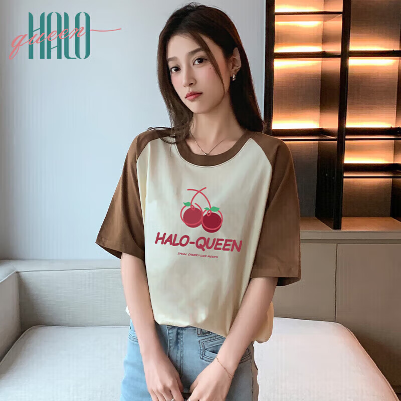 Halo Queen Women's Cherry Short-Sleeve T-Shirt