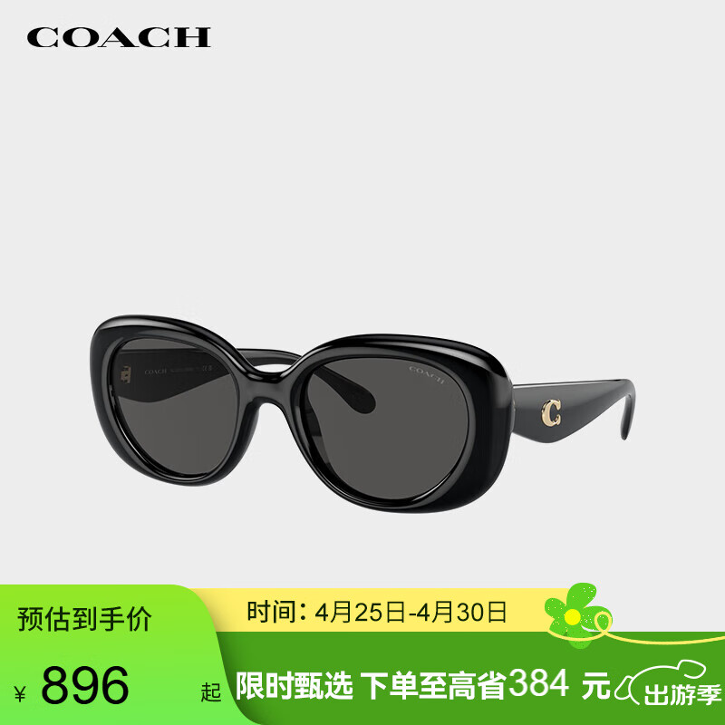 COACH Vintage Chic Sunglasses for Women 0HC8391U50028753
