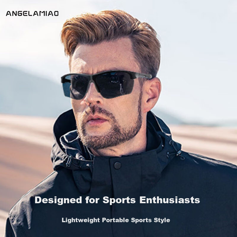 Angelamiao Outdoor Cycling Lightweight Foldable Sunglasses