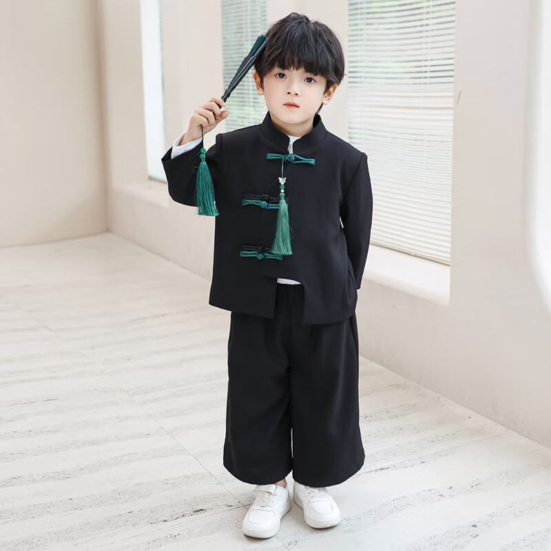 LUOBOBEIBEI Children's New Chinese-Style Tang Suit Jacket