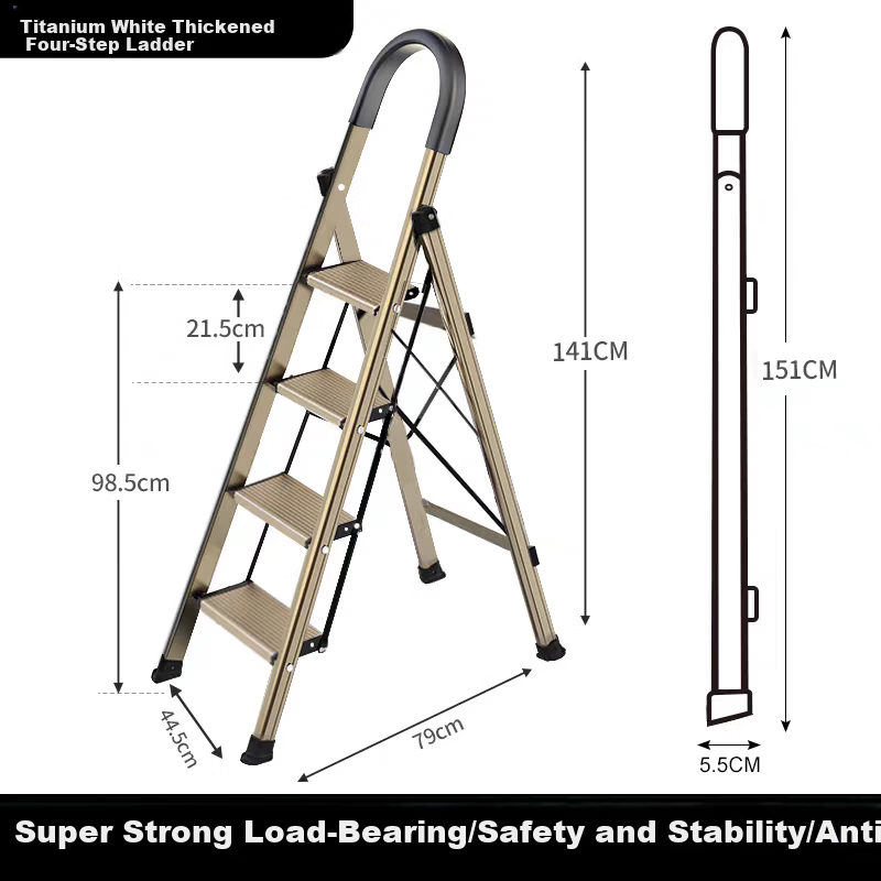 Jixuan Folding Aluminum Ladder A7-J4