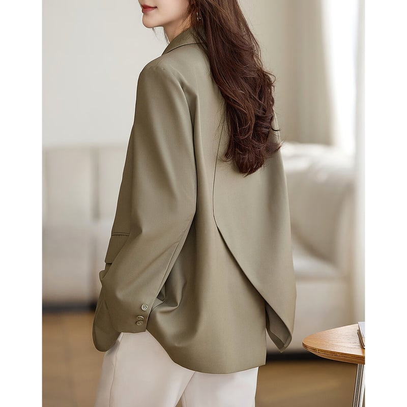 DME Women's Luxurious Slimming Spring Autumn Blazer
