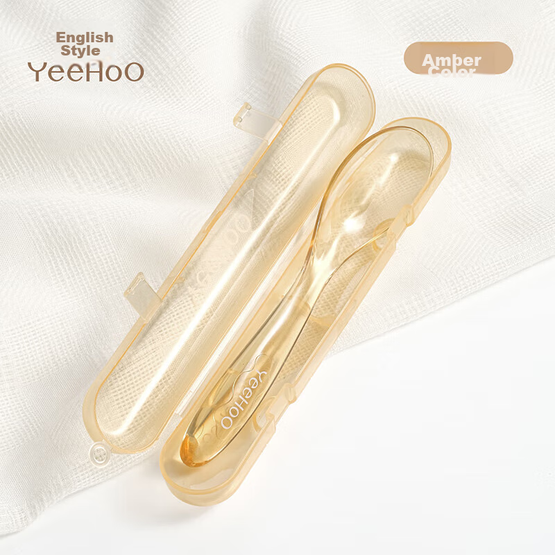 YEEHOO Baby Spoon - Amber Food Spoon for Infants