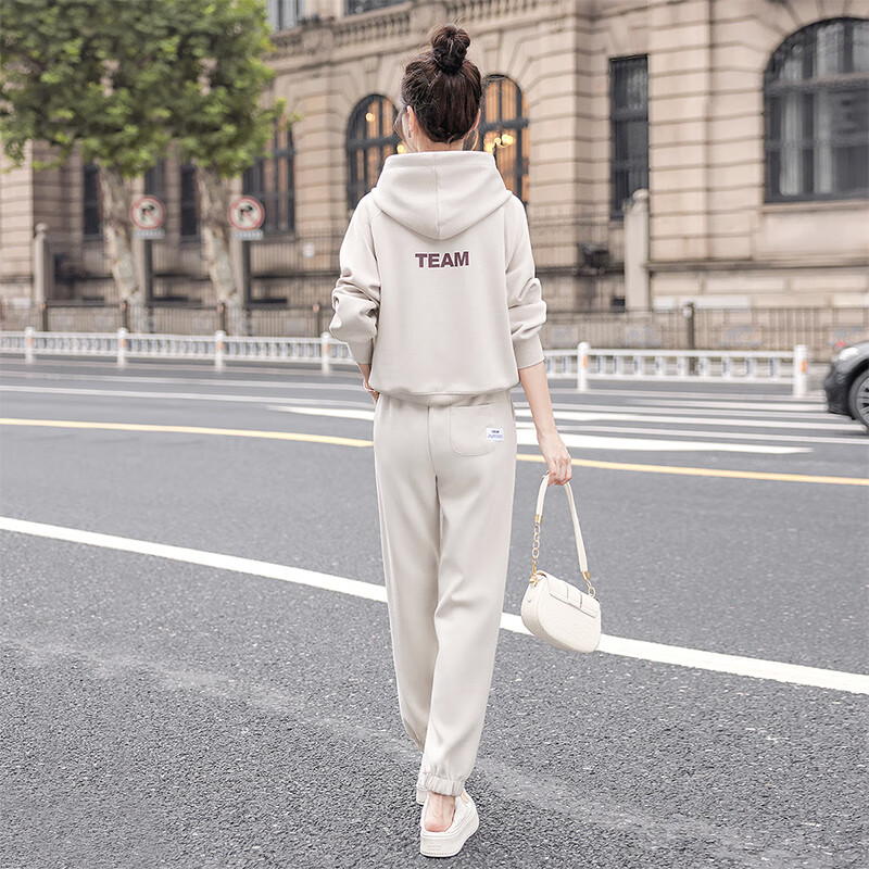 Siboshe Sportswear Set - Women's Hooded Top with Joggers