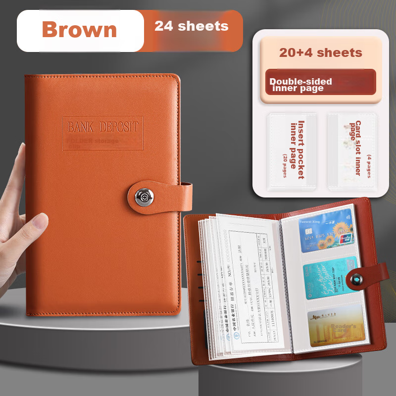 Jiaranheng Passbook Holder - Buckle Style