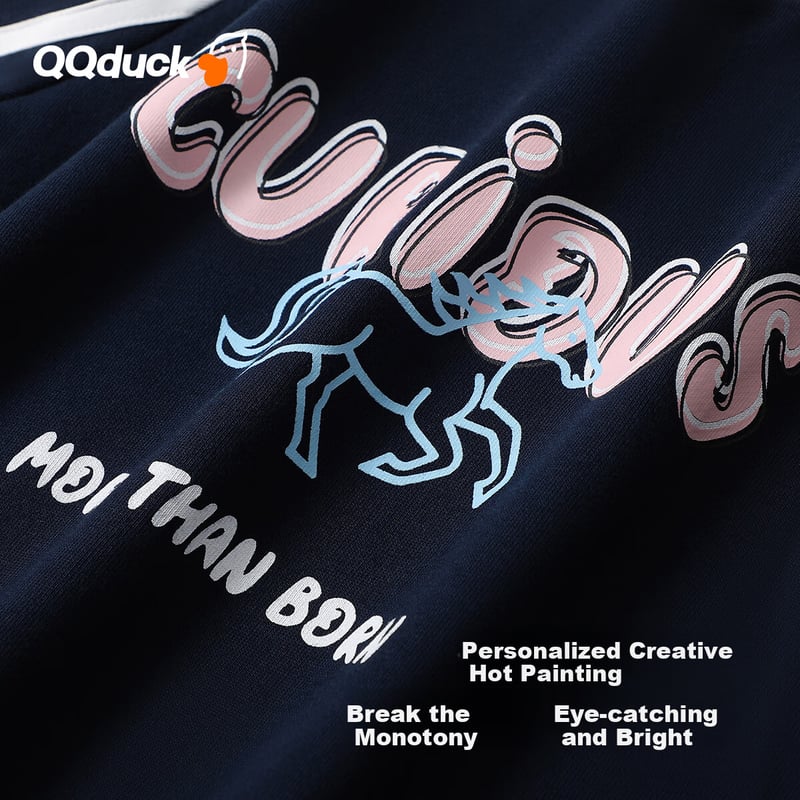 QQ DUCK Pegasus Hoodie for Kids