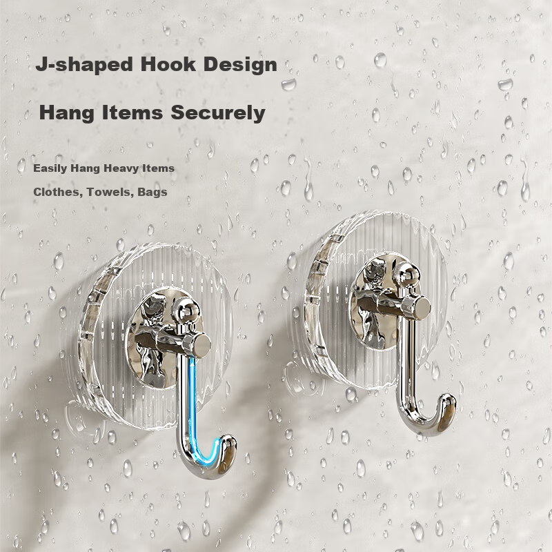 Bydoll Luxury Heavy-Duty Adhesive Hooks 4-Pack