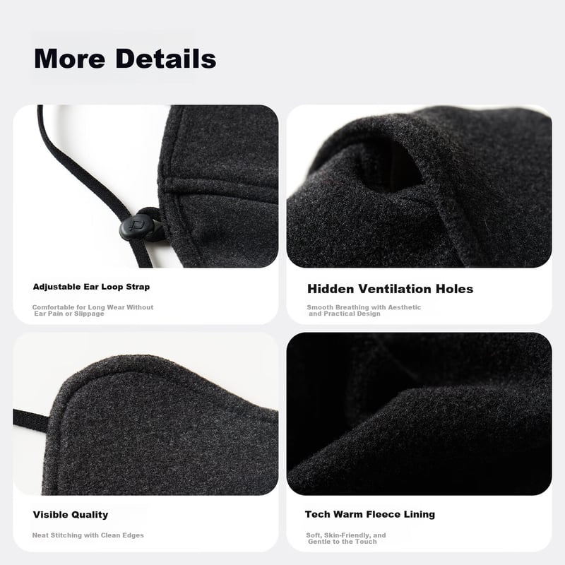MISSION UV Thermal Mask for Men, Winter Outdoor Sun Protection