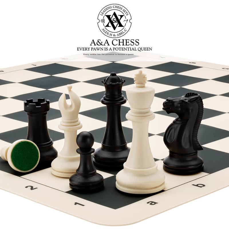 A&A/ 3.75" International Chess Set - Deluxe Edition