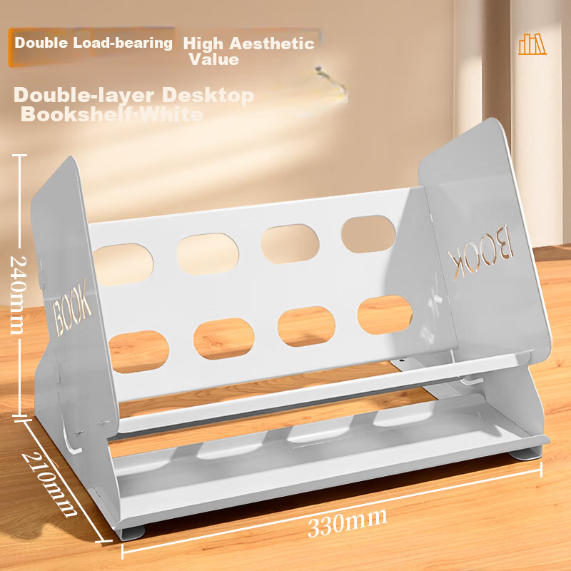 SUNWOOD Minimalist Metal Bookshelf