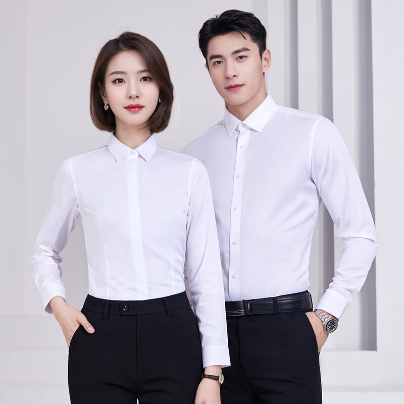 TELUOMAN Women's White Stretch Blouse