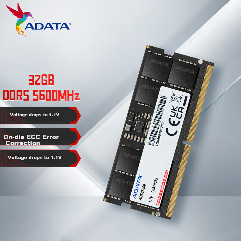 ADATA 32GB DDR5 5600MHz Laptop Memory (Wanziqianhong)