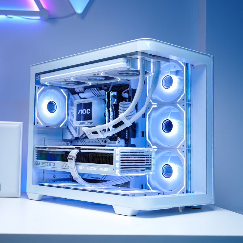 AOC Chengtian Bow CG355 White Computer Case