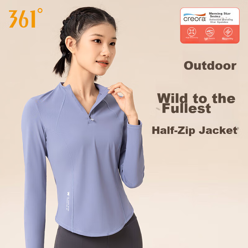 361° Women's Long-Sleeve Yoga Top for Spring & Autumn