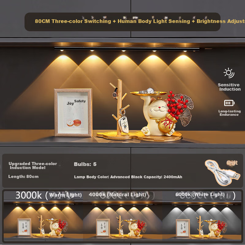 Heart LocK Cat Eye Cabinet Light