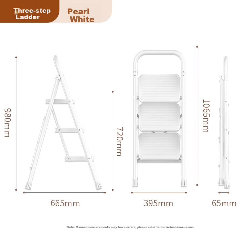 DU PONT Thickened Carbon Steel A-Frame Ladder