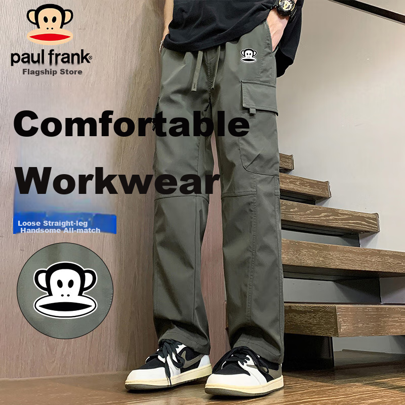 Paul Frank Men's Cargo Pants - Casual Autumn Winter Trousers
