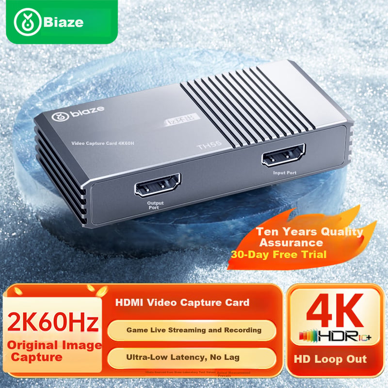 BIAZE 4K60HZ HDMI Capture Card
