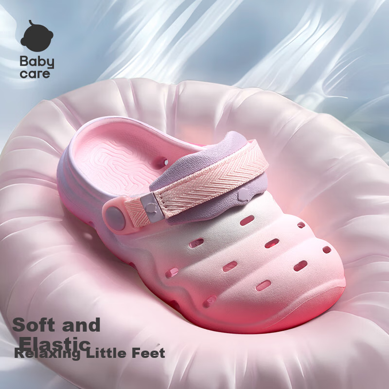 Babycare Baby Slippers - Summer Hole Shoes, Non-Slip Indoor Sandals