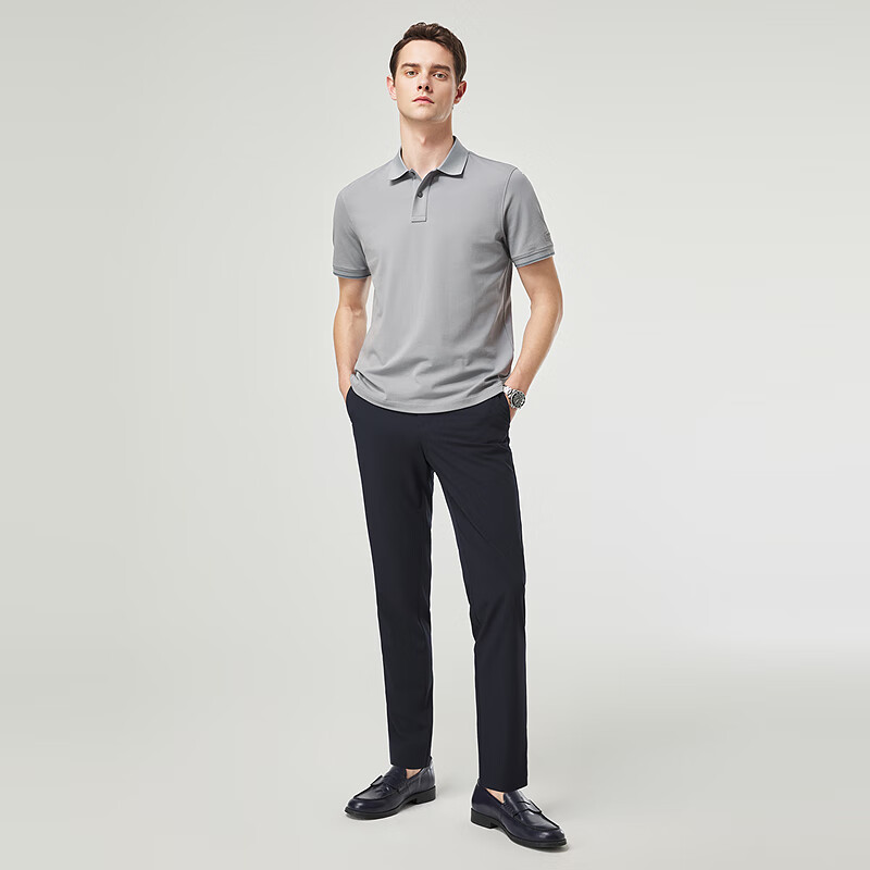 YOUNGOR Moisture-Wicking Cotton Polo Shirt