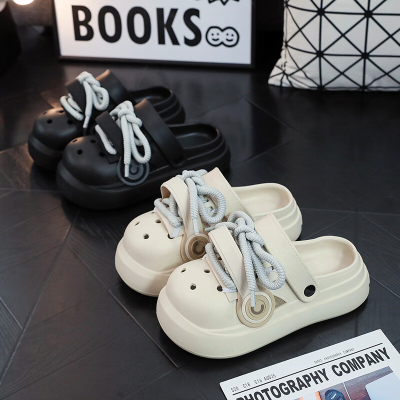 GUOLUOFEI Trendy Chunky Hole Shoes for Men