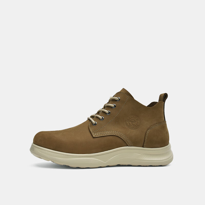 MELLEN Retro Mid-Top Leather Boots