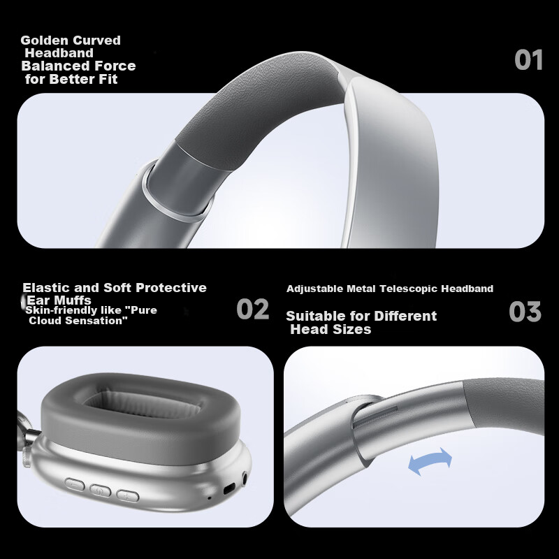 Aigo Bluetooth Headphones with ANC