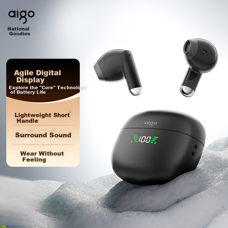 Aigo Bluetooth 6.0 Earphones with Battery Display