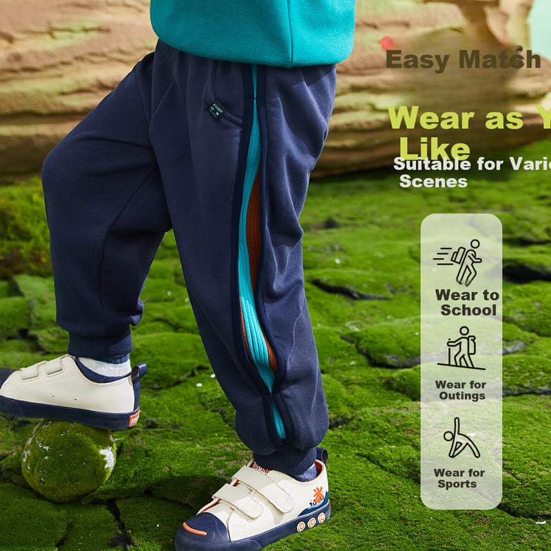 ASK JUNIOR Boys' Autumn Navy Trousers
