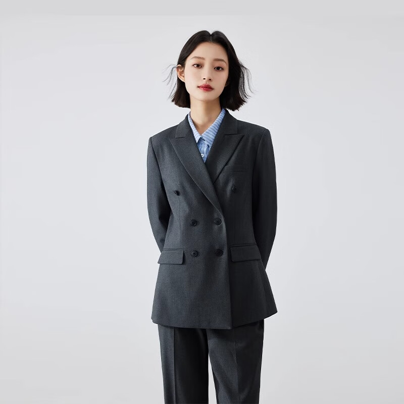 Miss Bird Premium Gray Blazer