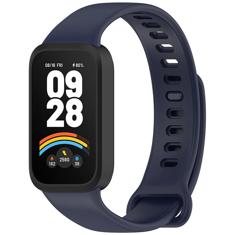 KMaxAI Compatible Silicone Strap for Xiaomi Redmi Band 3
