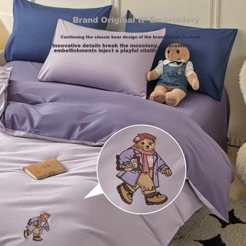TEENIE WEENIE Pure Cotton 3-Piece Bed Set