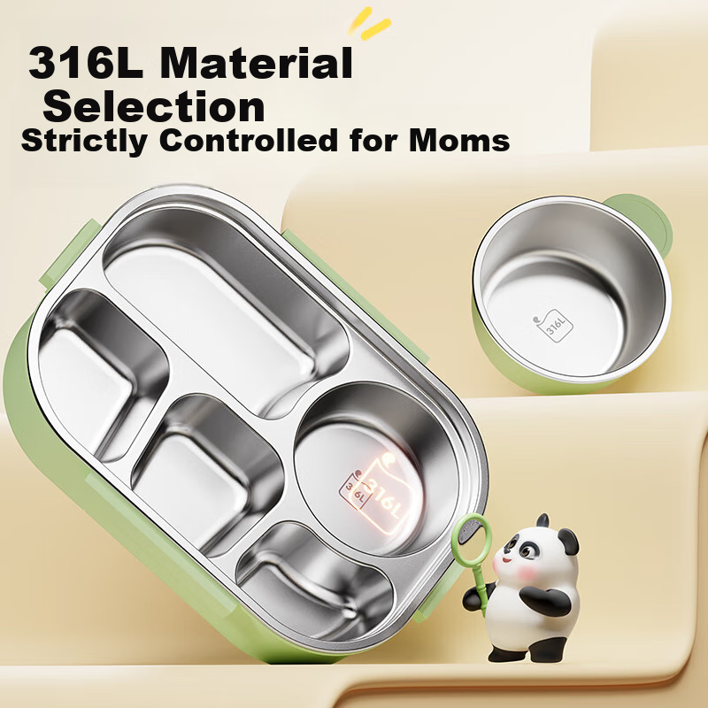 SUPOR 316L Stainless Steel Lunch Box, Bento Box for School
