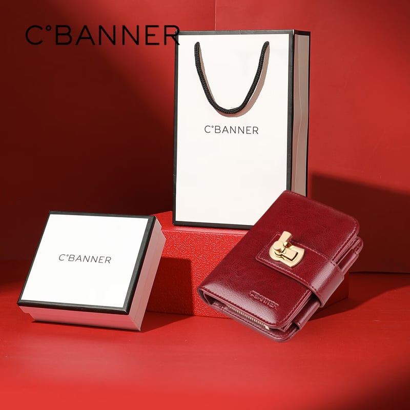 C.BANNER Women's Tri-Fold Wallet