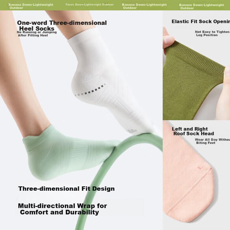 Beneunder Women's Mid-Calf Cotton Socks