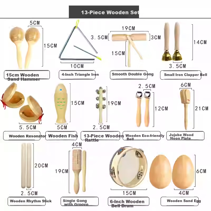Maneryuepu Kindergarten Orff Percussion Set