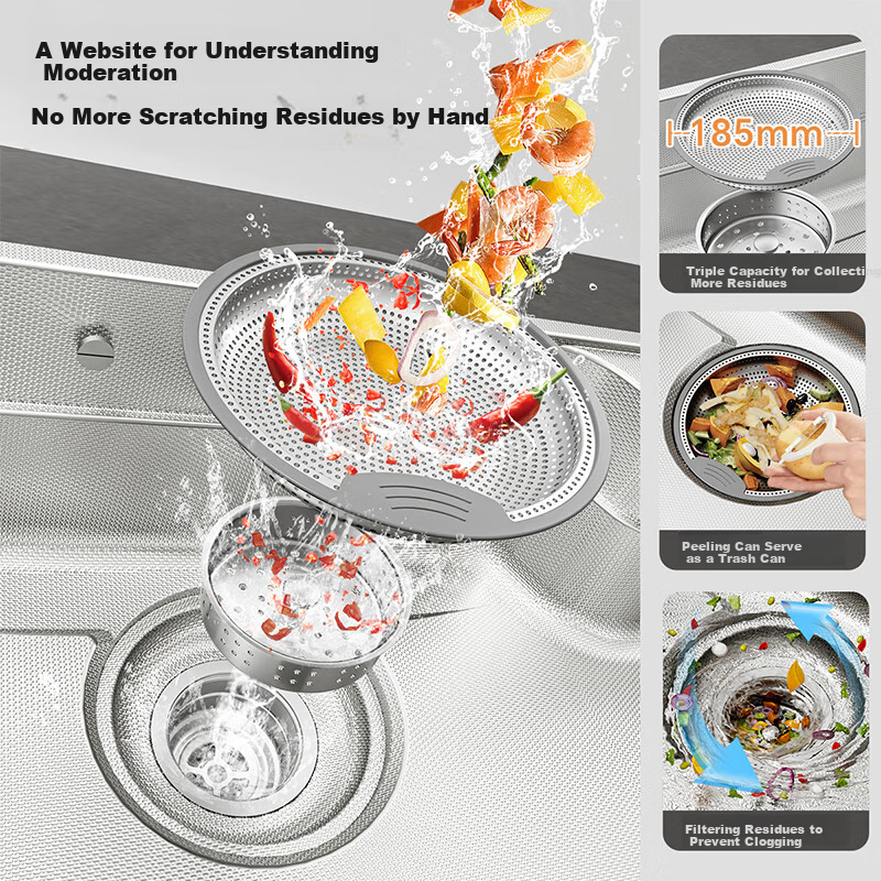 Jianpai Large Kitchen Sink with Faucet