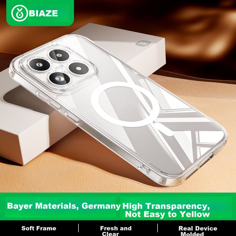 BIAZE Magnetic Crystal Case for Xiaomi 17