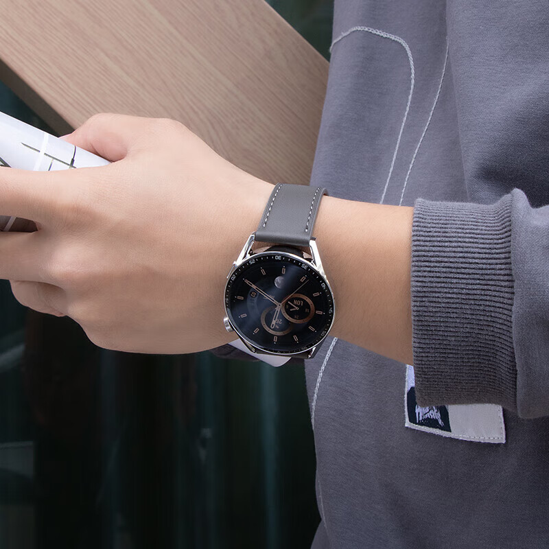 Watchbond Leather Strap for Huawei Watch 4 Pro