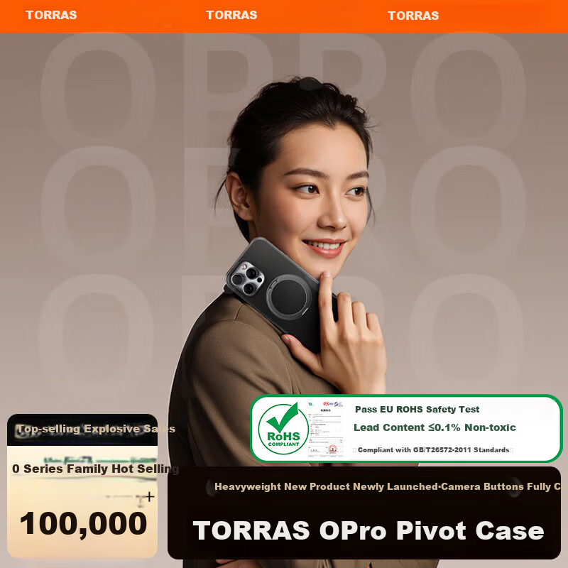 TORRAS Tulasi O1P Case - Premium Shockproof iPhone 16 Pro Cover
