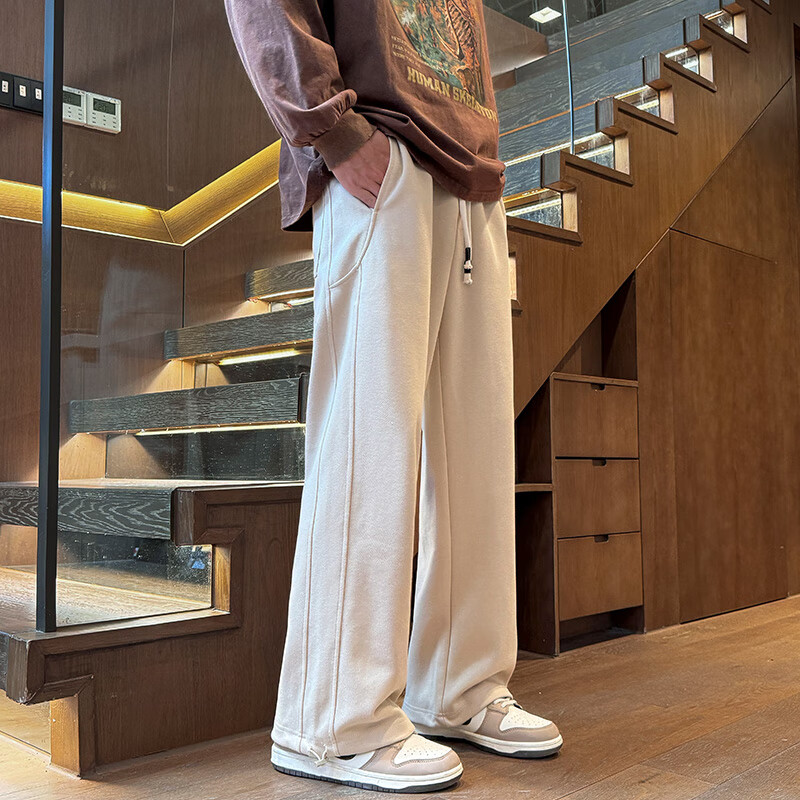 Dingfengbaoluo Solid Color Summer Casual Pants