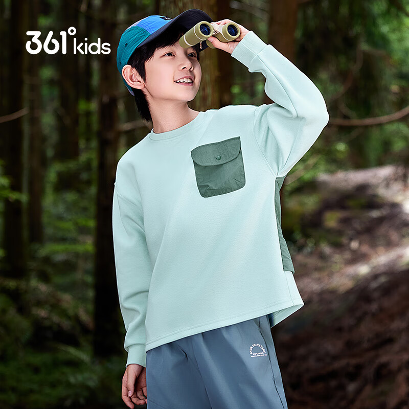 361° Boys' Faux Two-Piece Sweatshirt