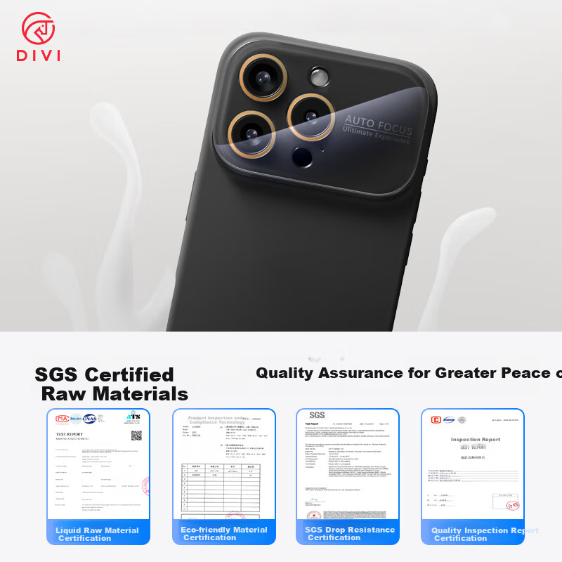 DIVI Ice Crystal Lens Case for iPhone 16