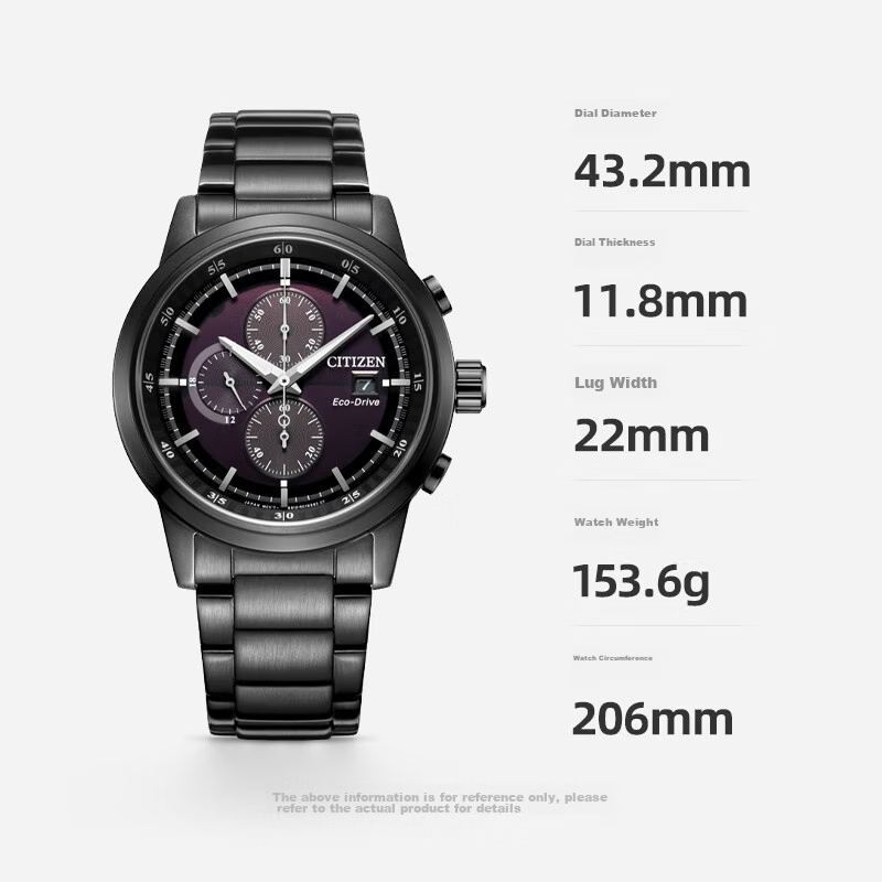 CITIZEN Black Knight Eco-Drive Men's Watch