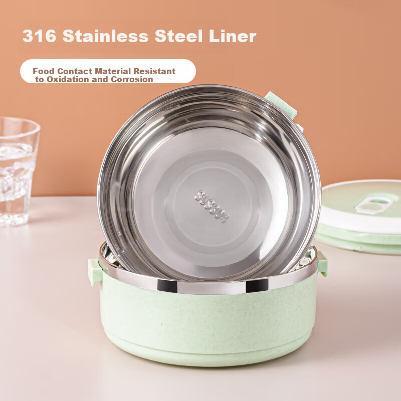 Beisesi Insulated 316 Steel Lunch Box Set