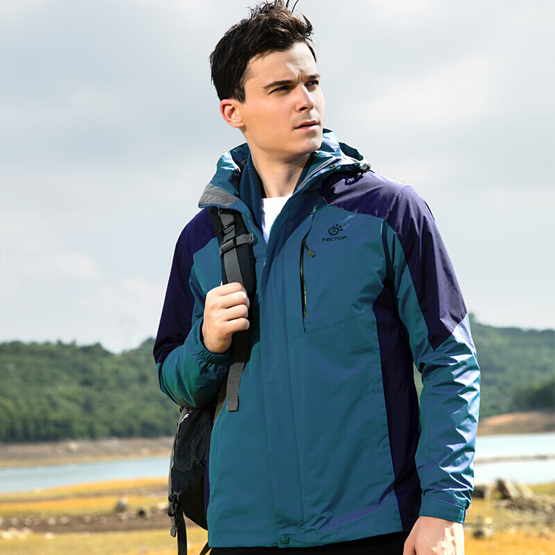 TECTOP Men's 3-in-1 Hiking Ski Jacket