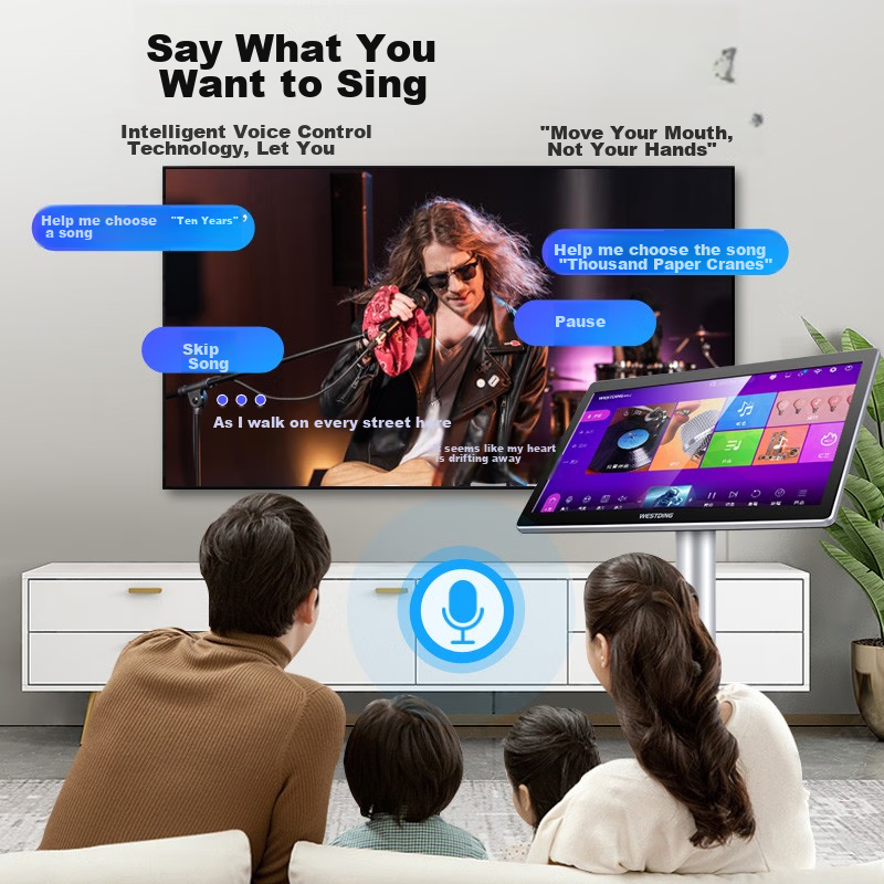 WESTDING T9-500G Intelligent Voice Karaoke Machine