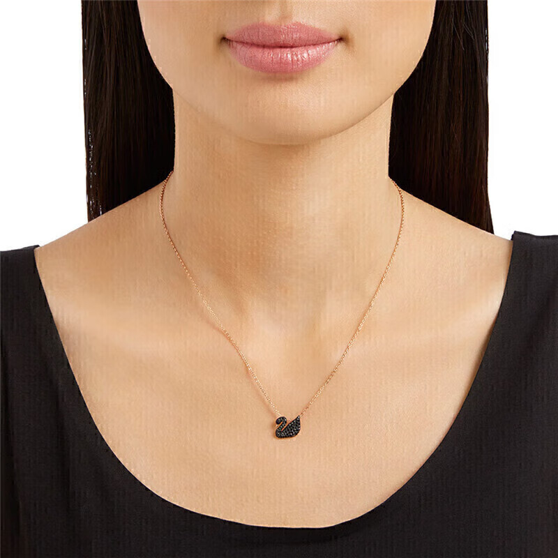 Swarovski Black Swan Ladies Necklace - 5204133