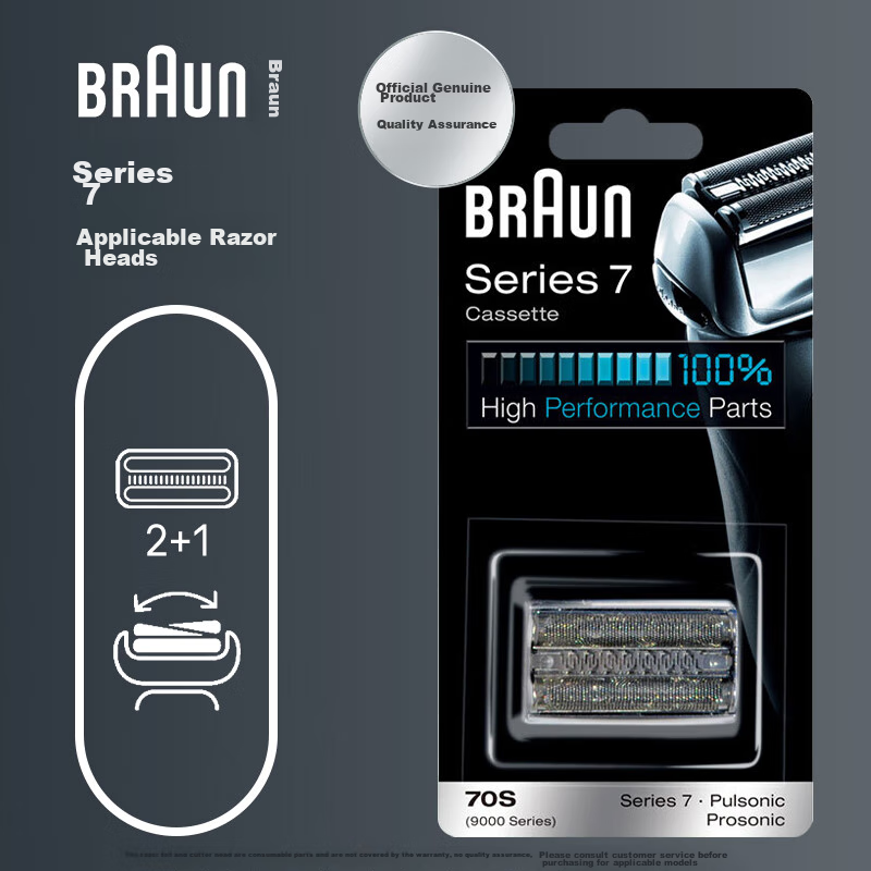 Braun Electric Shaver Accessory Set 7 Series Blades & Foil Combo