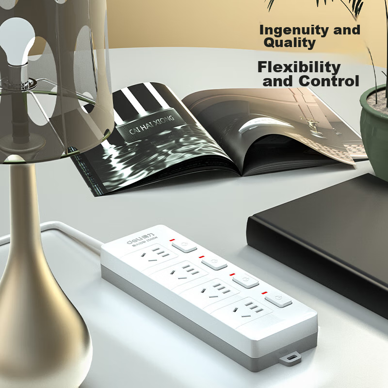 Deli Safe Power Strip with 4 Outlets